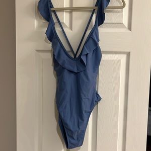 Periwinkle one piece bathing suit